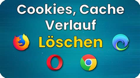 Cache leeren und Cookies löschen